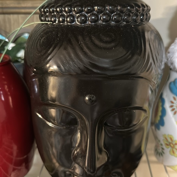 Black Buddha Head - Picture 2 of 3